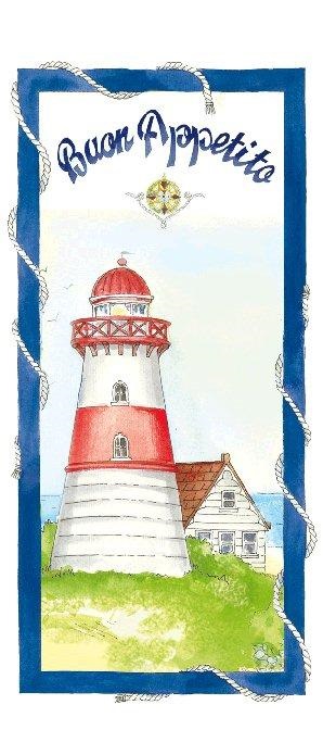 Paper cutlery pockets lighthouse with 2 white-plies