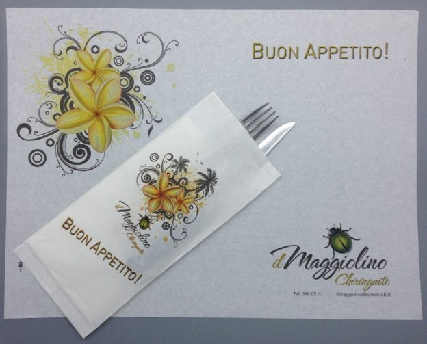 PortaPosate e tovaglietta personalizzata